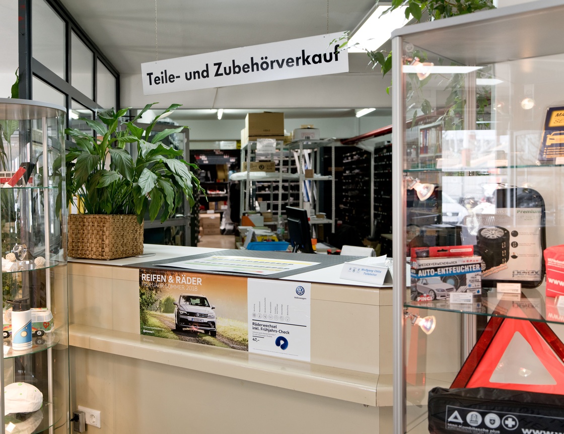 Teile- und Zubehörverkauf