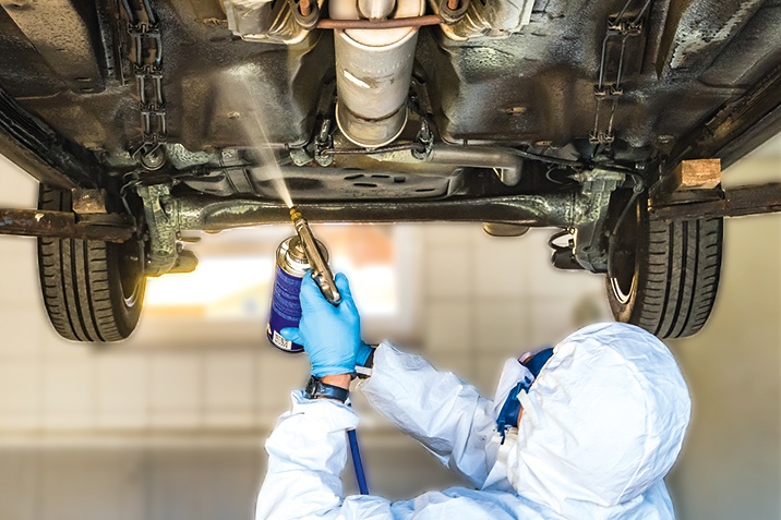 Unterbodenschutz beim Auto in Oberneukirchen, Urfahr-Umgebung